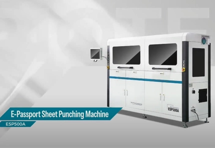 ESP500A E-Passport Sheet Punching Machine